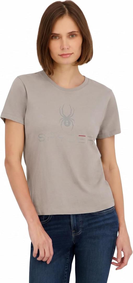 Spyder Women's Core Classic Logo Graphic Short Sleeve Tee T-Shirt (S)