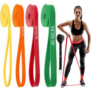 Resistance Bands for Working Out, Pull Up Assist Bands Set, Workout for Women and Men, Exercise Bands,Training, Plasticity, Physical Therapy at Home/Gym