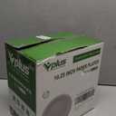 Vplus 150 Pack Compostable Disposable Paper Plates 10 inch Super Strong 100% Bagasse Natural Biodegradable Eco-Friendly Sugarcane Plates(nature)