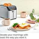 Chefman Smart Touch 2 Slice Digital Toaster, 6 Shade Settings, Stainless Steel with Extra-Wide Slots, Thick Bread and Bagel, +10, Defrost, Removable Crumb Tray