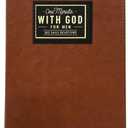 2026 One Minute With God Daily Devotional For Men, 365 Days Of Daily Prayer Brown Book, Bible Prayer Tracking Diary