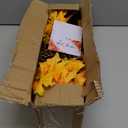 CKE 2 Pcs 24 Inch Artificial Fall Tree Lighted Maple Tree Battery USB Operated w/Timer, 24 LED Thanksgiving Decorations Table Lights Tree for Autumn Wedding Party Gift Indoor Outdoor Harvest Home Deco