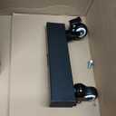 Expandable Garden Fence, Outdoor Retractable Traffic Fence, Metal Safety Barrier Gate for Industrial or Residential Use(Black) Only 1