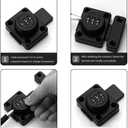 Security Door Lock, Bolt Lock Solid revolving Door Lock/pet Door Lock, Cabinet Furniture, Windows, Bathroom