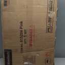 Careboda Massage Table Professional Massge Bed 3 Fold 82 Inches Height Adjustable (Macaron Pink)