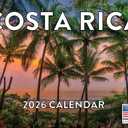 Costa Rica Calendar 2026 Monthly Wall Calender 12 Month | American Made In The USA