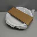 LE TAUCI Ceramic Pie Pans for Baking, 9 Inches Pie Plate for Apple Pie, Round Baking Dish, 36 Ounce Fluted Dish Pie Pan, Set of 2, White