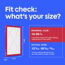 Filtrete 14x20x1 Air Filter, MERV 11, MPR 1000, Allergens & Pet Dander, 3-Month AC and Furnace Filters, Cleaner Air, Reliable Airflow, 4 HVAC Filters (Actual Size 13.68 x 19.68 x 0.81 in)