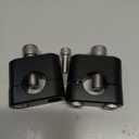 2Pcs Handlebar Risers Kit, Fat Bar Riser Mount Clamp Adaptor, for 7/8Inch 22mm Standard HandleBar Handle,Handlebar Risers for Universal Motorcycle Pit Dirt Bike Racing ATV CNC