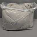 MEETSKY Couch Cover Washable for 2 Cushion Sofa, Cat Scratch Proof Furniture Protector Love Seat L Shape Couch Covers Soft Sectional Sofa Cover for Dogs Pets, 71" x 118", Creamy White