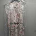 R&M Richards Elegant Halter Neck Floral Chiffon Midi Dress Size 14P