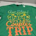 Aw Ship It's A Couples Trip 2025 Couples Cruise Matching T-Shirt (Kelly Green, Medium)