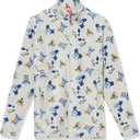 Amazon Essentials Disney | Marvel | Star Wars Men's Polar Fleece Full-Zip Mock Jackets (Medium, Mickey and Friends)