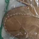 Lulex Moccasins for Men House Slippers Indoor Outdoor Plush Mens Bedroom Shoes with Hard Sole Beige 10 M US