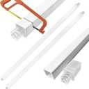 2 Pack 24 Inch Towel Bar for Bathroom Wall Mount, Spring Loaded Replacement Towel Rods for Bathroom Shower Towel Racks and Holder
