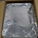 Alpha Living 6 Pack - Disposable Chafing Dish Buffet Set, Half Size Pans, Welded Body Food Warmers for Parties, Fuel Cans Complete Set, Warming Trays