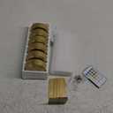 EZVALO Picture Lights for Wall with Charging Station, Rechargeable Battery Magnetic Poster Lights with 3 Color Temps & 12 RGB, Remote Dimmable Timer Light, Wall Decor Light for Art Display (6 Pack) (Gold)