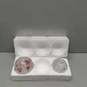 Glooglitter 2 Pcs Valentines Day Decor Love Heart Crackle Glass Ball Lights Valentines Day Tabletop Decor Heart Globe Lamp LED Sphere Night Light for Home Indoor Bedroom Wedding Party Table Decoration