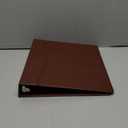 Vintage Brown Leather 3-Ring Binder  2-Inch Spine  Fits Letter-Size Paper (8.5" x 11")  Built-in Interior Pockets  File Folder Premium Business Organizer (Brown, 2 Inch)