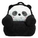 Delta Children Panda Cozee Buddy Chair, Black/White