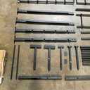 Metal Platform Bed Frame with Victorian Style Wrought Iron-Art, 76x40”, Legs 12.5”