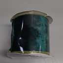 Ribbli Forest Green Velvet Wired Ribbon 4 Inch Metallic Green Gold Crushed Velvet Christmas Ribbon for Gift Wrapping Christmas Tree Decoration Crafts Wreaths Supplies-Continuous 10 Yards