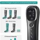 Nekteck Leg Compression Massager for Circulation and Relaxation, FSA Eligible Foot and Calf Massage Machine 2 Modes 3 Intensities with Hand-held Controller for Pain Relief, HSA Adjustable Leg Wraps