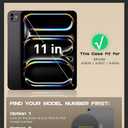 SUPCASE for iPad Pro 11 Inch Case M5/M4 (2025/2024) with Pencil Holder (Unicorn Beetle Pro), [Built-in Screen Protector & Stand] Full-Body Rugged Cover for iPad Pro 11'' 6th/5th Gen, White