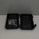 Outdoor Electrical Box(9.05x6.61x2.67inch), IP54 Waterproof Extension Cord Cover 9 Cable Entry Ports Connection Hider Box Safety Protector, Protect Plug, Holiday Light, Timer,and Power Strip, Black