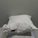 16x16 Decorative Throw Pillow Inserts-Down Feather Pillow Inserts-Square-Cotton Fabric-Set of 2-White.