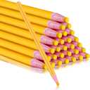 Tinlade 36 Pcs Peel off China Markers Grease Pencils for Glass Mechanical Wax Pencil Marking Crayons for Vinyl Metal Wood Paper Fabrics Leather Cellophane (Yellow)