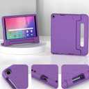 Bolete Kids Case for Samsung Galaxy Tab A 10.1 2019 Release (Model:SM-T510/T515),Shockproof Soft EVA Adjustable Bracket Cover for Samsung Galaxy Tab A 10.1 Case, Purple