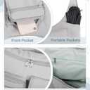 Travel Purse - Crescent Crossbody Sling Bag for Women - Cross Body Hobo HandBag Tote Shoulder Handbag (Gray)