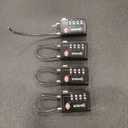 TSA Approved Cable Luggage Locks, Re-settable Combination with Alloy Body