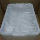 5-Pack Commercial Bus Tubs Box/Tote Box, White Plastic Storage Bin with Handles/Wash Basin Tub (8 Liter), White