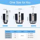 20-55 Gallon Aquarium Air Sponge Filter, for Axolotl Breeding Fry Betta Shrimp Nano Fish Tank,Upgrade Clip Installation