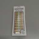 10 x Gloss Nail Strips|Uv Free|22 Pcs,Gel Nail Stickers|Long Lasting Two Weeks and Easy to Apply&Remove|Golden Spot