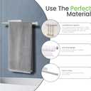 Paper Towel Holder Under Cabinet - Wall Mount & Self-Adhesive, Silver Stainless Steel, Hanging Paper Towels Holder for Kitchen & Bathroom, Strong Stick-On or Screw Mount Kitchen Paper Towel Rack