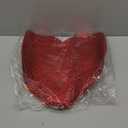 Layhit 20 Pcs Valentine's Day Heart Placemats and Coasters Set Include 10 Love Placemats 10 Heart Coasters Vinyl Washable Valentines Table Decorations for Wedding Anniversary Party (Red, Gold)