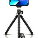 KobraTech Mini Tripod for iPhone & Android | Flexible Phone Tripod with Bluetooth Remote Shutter | Portable Phone Holder for Travel, Vlogging, Desk & Gym
