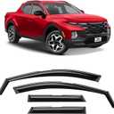 Voron Glass in-Channel Extra Durable Rain Guards for Hyundai Santa Cruz 2022-2025, Window Deflectors, Vent Window Visors, 4 Pieces - 200490