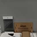 Tecmojo 6U Wall Mount Rack Network Cabinet for 19" IT Equipment,with Lockable Glass Door and Side Panels,Cooling Fan,17.7inch Depth,White