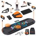 Pilates Board - Pilates Reformer Set, Portable and Foldable Pilates Board for Home Workout, Multifunctional Pilates Board for Women, Pilates Reformer Machine for Home Exercise