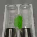 Home EC Premium Stainless Steel Sea Salt and Pepper Grinder Set of 2 - Adjustable Ceramic - Tall Glass Salt and Pepper Shakers - Kitchen Spice Mill W/Funnel & EBook