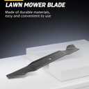 OCPTY High Lift Blades 38 inch Deck Mower Blades for MTD L13 LT13 LT1300 LT14 LT145 LT1450 LT15 LT1700 C76G C79GF V76GF LT538G CLT38G LT3812 for Troy-Bilt 742-0610 942-0610 942-0610A,2 pack