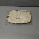 2025 Graduation Gifts for Her Women Girls,Personalized Belt Bag Waist Packs Trendy Fanny Pack Crossbody Bags,Initial White A,Cream Bag