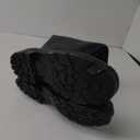 Showave Steel Toe Rubber Work Boots for Men Waterproof Durable Concrete Boots for Hunting Manufacturing Construction (10, Soft Toe-black)