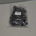 50PCS U Conduit Strap Hanger Black U Bracket Cable Clamp Hanger Cable U Bracket Pipe Clamp for Fixing Pipe or Cable with Screws
