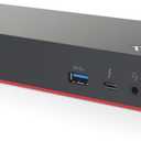 Lenovo ThinkPad Thunderbolt 3 Dock Gen 2 135W (40AN0135) Dual UHD 4K Display Capability, 2 HDMI, 2 DP, USB-C, USB 3.1 Card