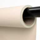 Kate Seamless Paper Backdrop Beige Cream Paper Backdrop for Photoshoot (86''x32.8' Ivorine)